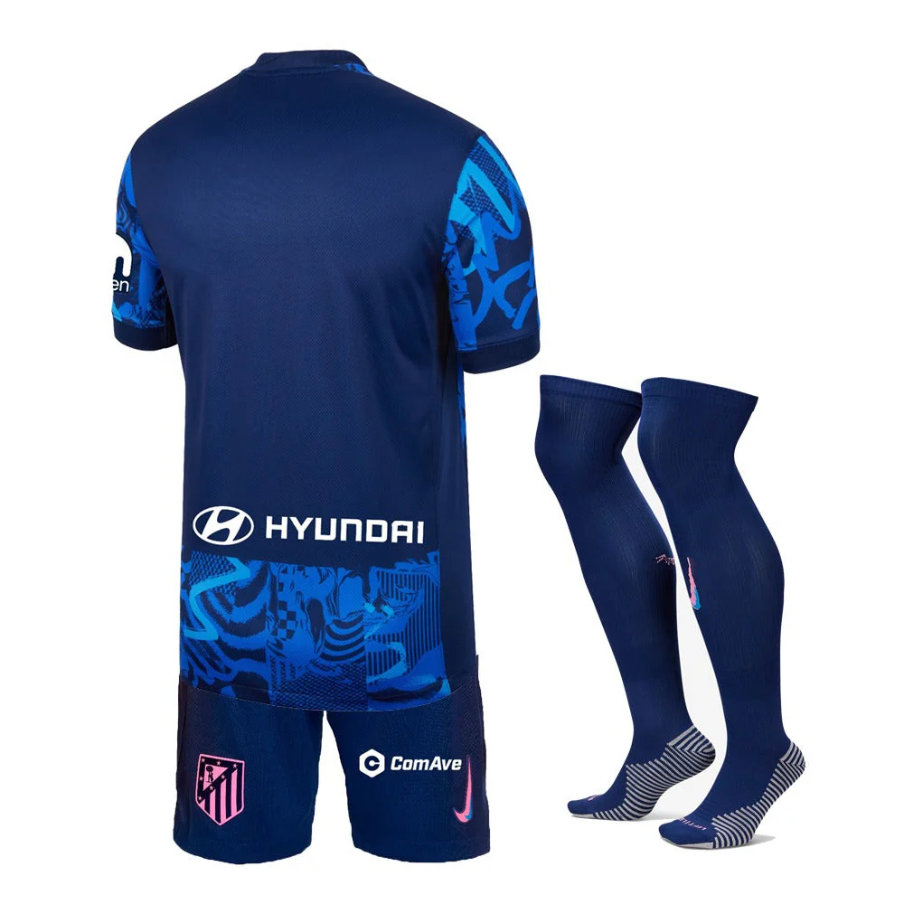 KITS ENFANT/ JUNIOR ATLETICO MADRID THIRD 2024/2025 - Image 2