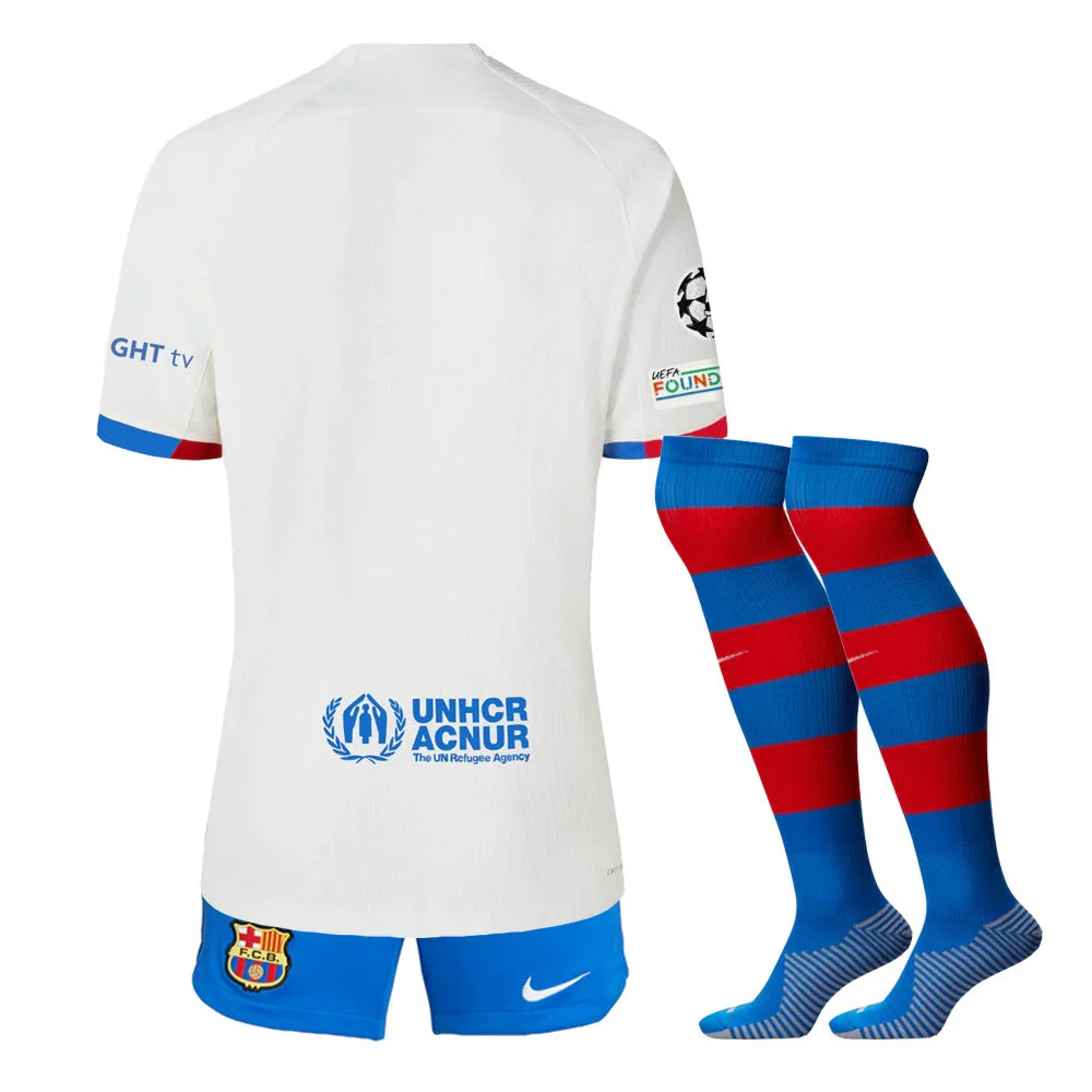 KITS ENFANT/JUNIOR FC BARCELONE EXTERIEUR 2023/2024 - Image 2