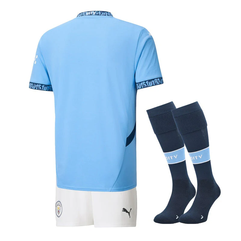 KITS ENFANT/ JUNIOR MANCHESTER CITY DOMICILE 2024-2025 - Image 2