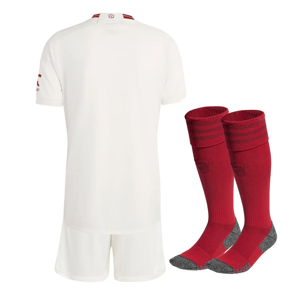 KITS ENFANT/JUNIOR MANCHESTER UNITED EXTERIEUR 2023/2024 - Image 2