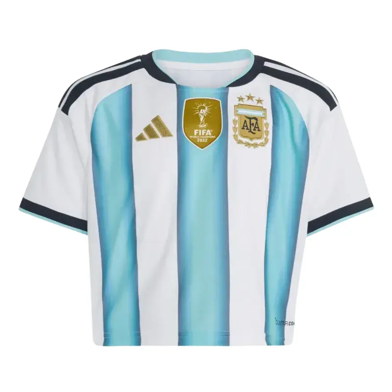 MAILLOT ARGENTINE CROP TOP FEMME DOMICILE 2026 2027 - Image 2