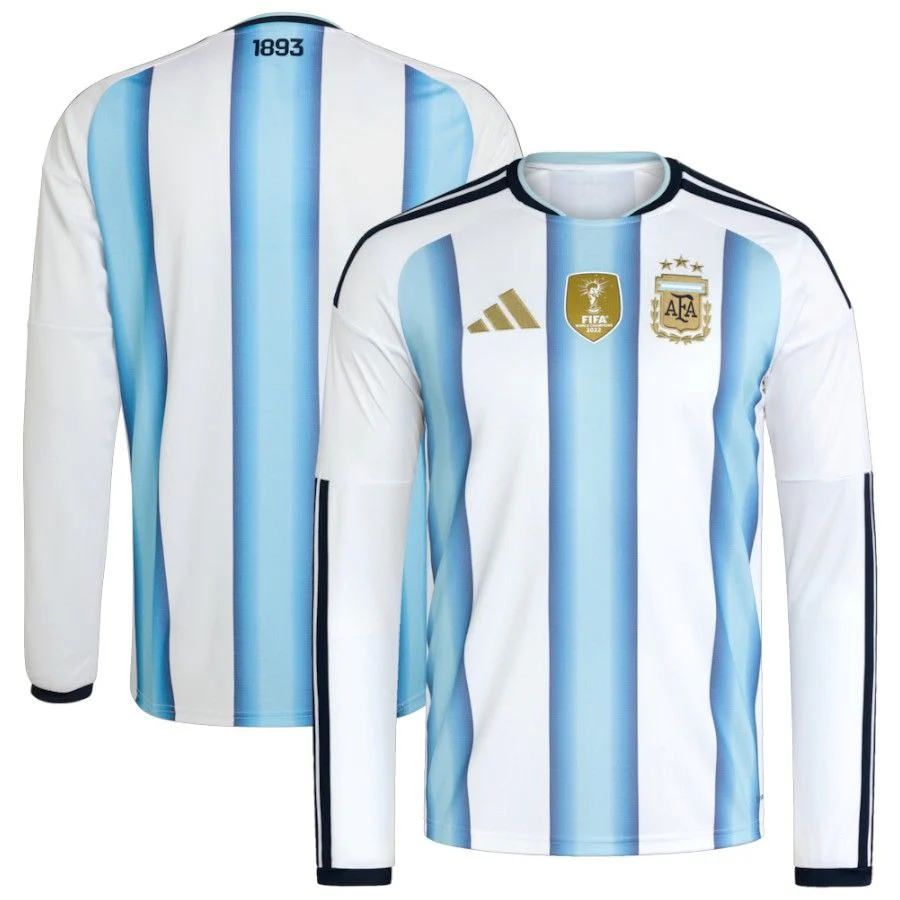 MAILLOT ARGENTINE DOMICILE MANCHES LONGUES COUPE DU MONDE 2026 - Image 3