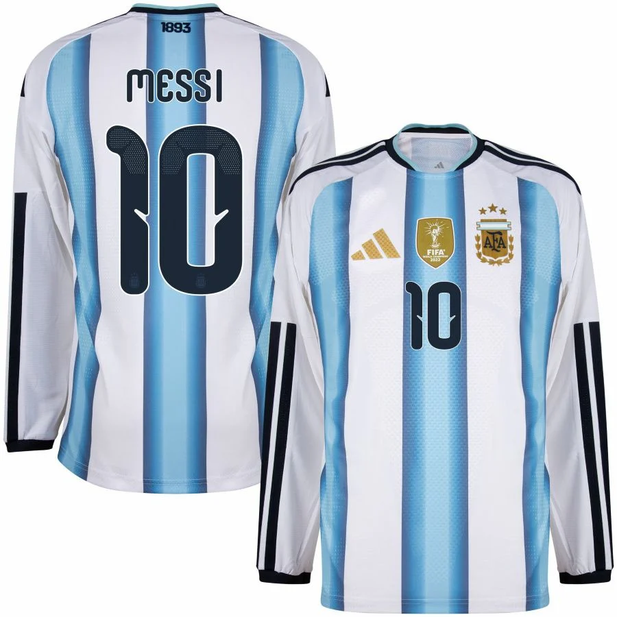 MAILLOT ARGENTINE DOMICILE MANCHES LONGUES COUPE DU MONDE 2026 - Image 4