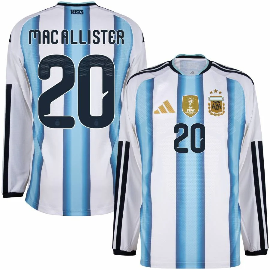 MAILLOT ARGENTINE DOMICILE MANCHES LONGUES COUPE DU MONDE 2026 - Image 5