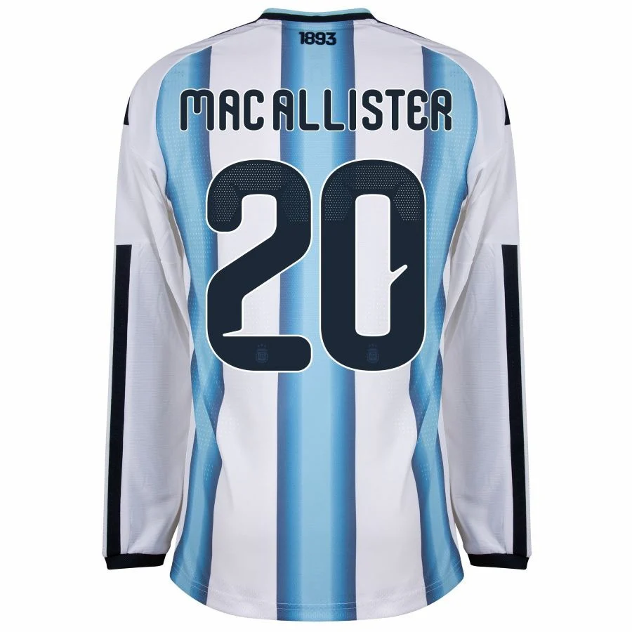 MAILLOT ARGENTINE DOMICILE MANCHES LONGUES COUPE DU MONDE 2026 - Image 9