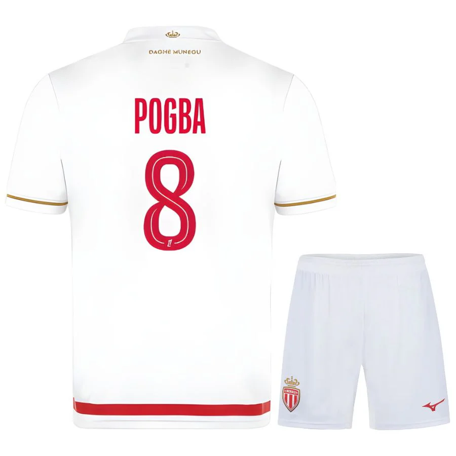 Kit AS Monaco Enfant Domicile 2025 2026 - Image 6
