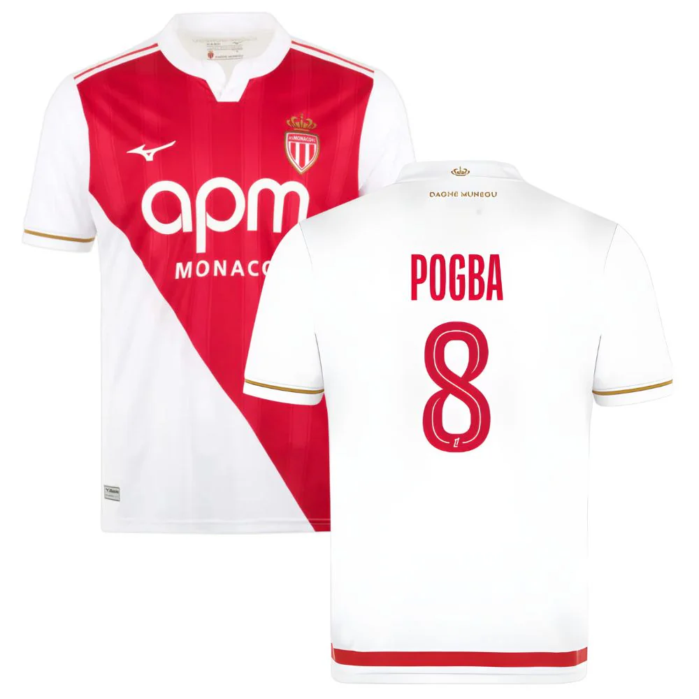 Kit AS Monaco Enfant Domicile 2025 2026 - Image 7