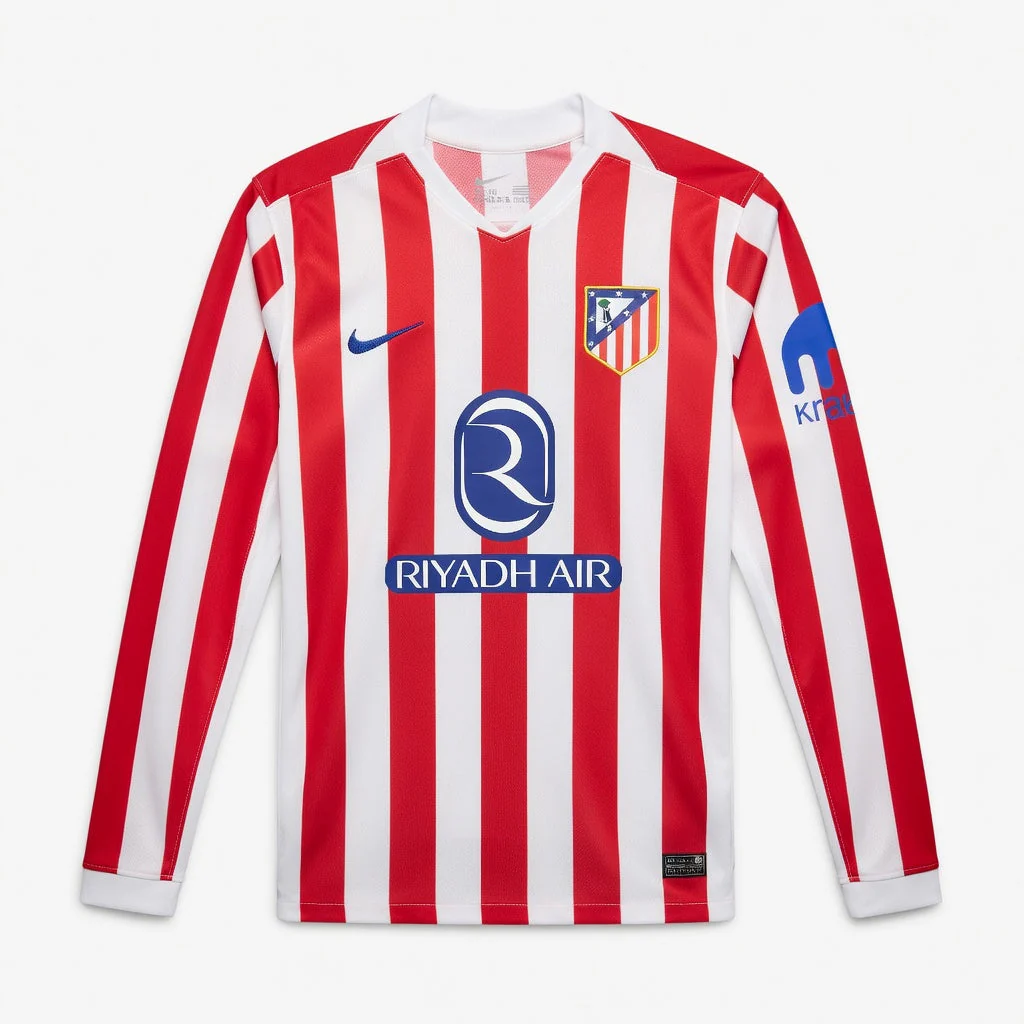 MAILLOT ATLETICO MADRID DOMICILE MANCHES LONGUES 2025/2026