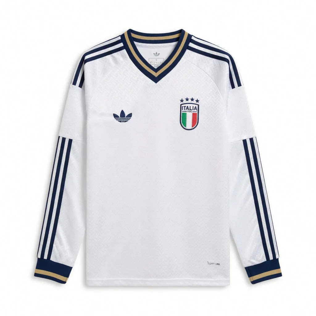 MAILLOT ITALIE EXTERIEUR MANCHES LONGUES 2025/2025