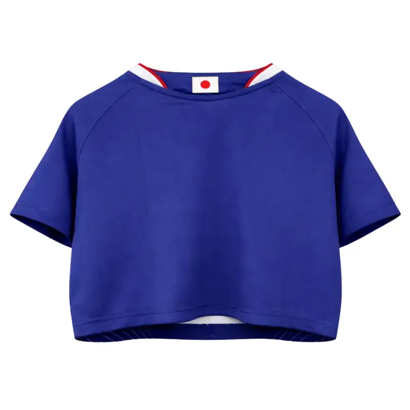 MAILLOT JAPON CROP TOP FEMME DOMICILE 2026 2027 - Image 2