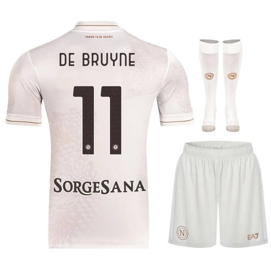 Maillot Kit Enfant Naples Exterieur 2025-2026 - Image 4