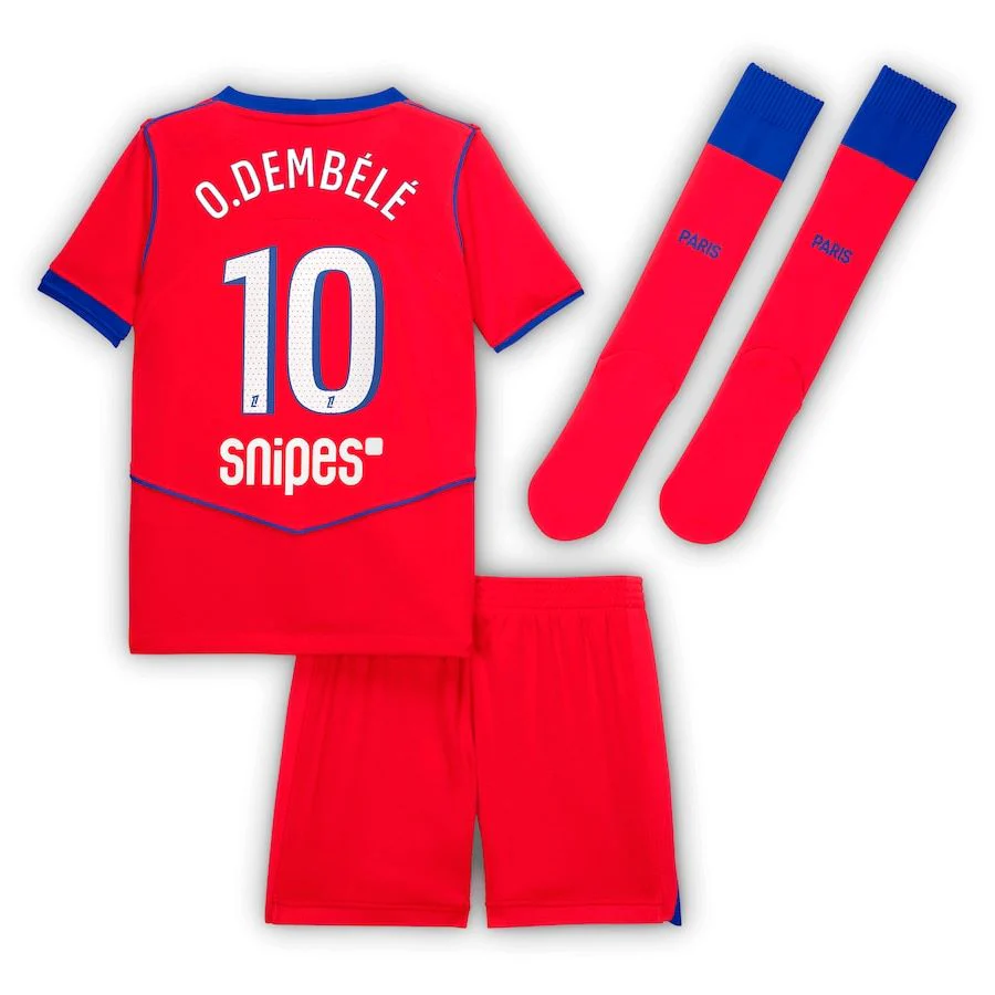 Kit Enfant PSG Rouge Third 2025 2026 - Image 5