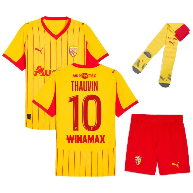 Maillot Kit Enfant RC Lens Domicile 2025 2026 - Image 5