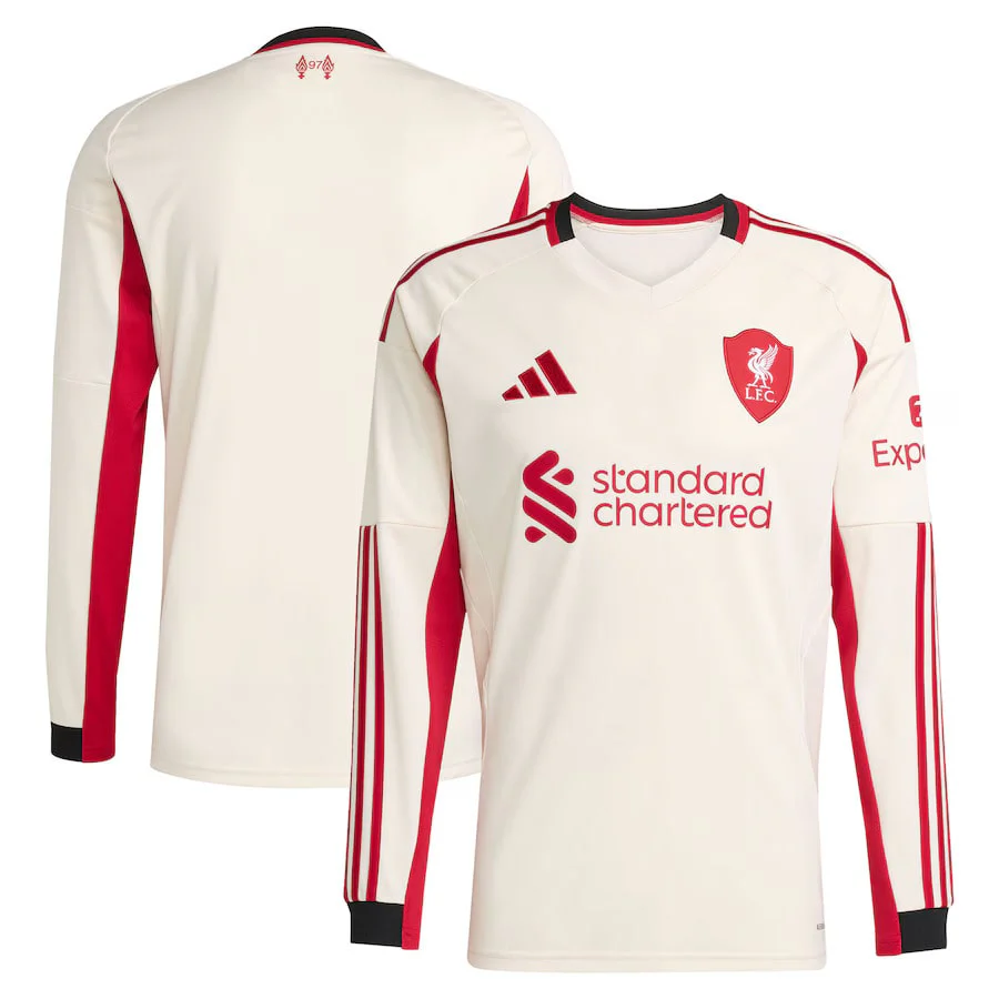 Maillot Liverpool Manches Longues Homme Exterieur 2025 2026 - Image 3