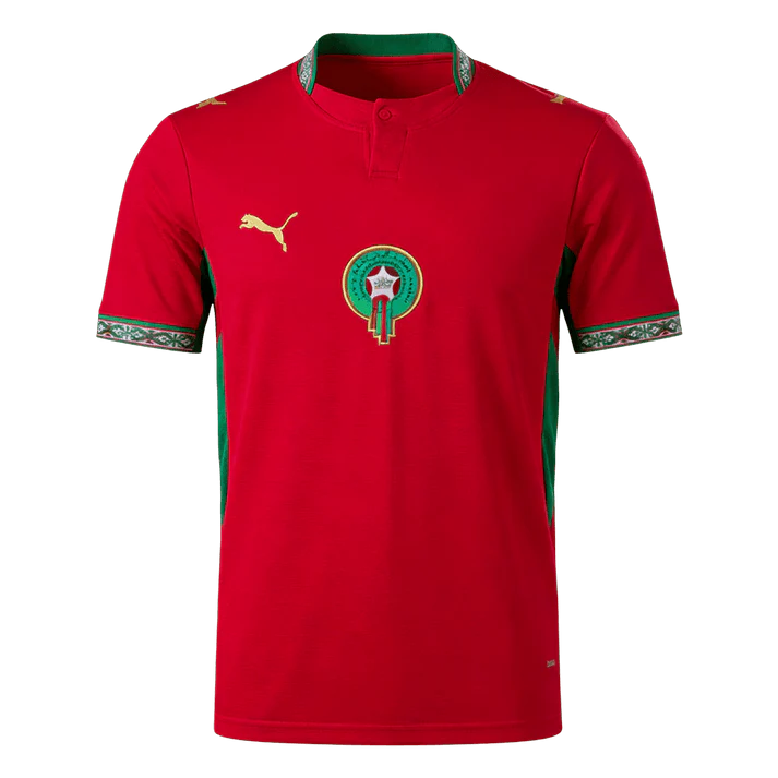 MAILLOT MAROC DOMICILE COUPE DU MONDE 2026