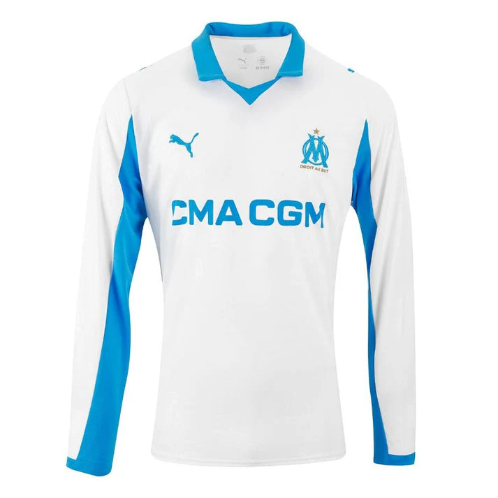 MAILLOT OM DOMICILE MANCHES LONGUES 2025/2026